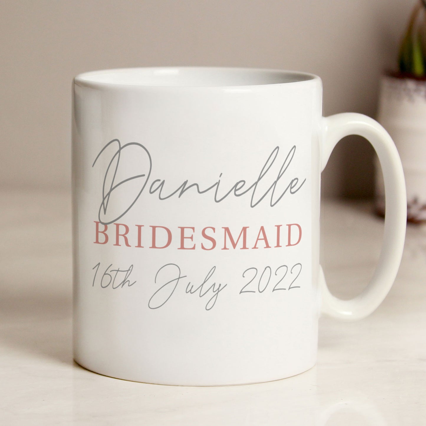 Personalised Blush Mug