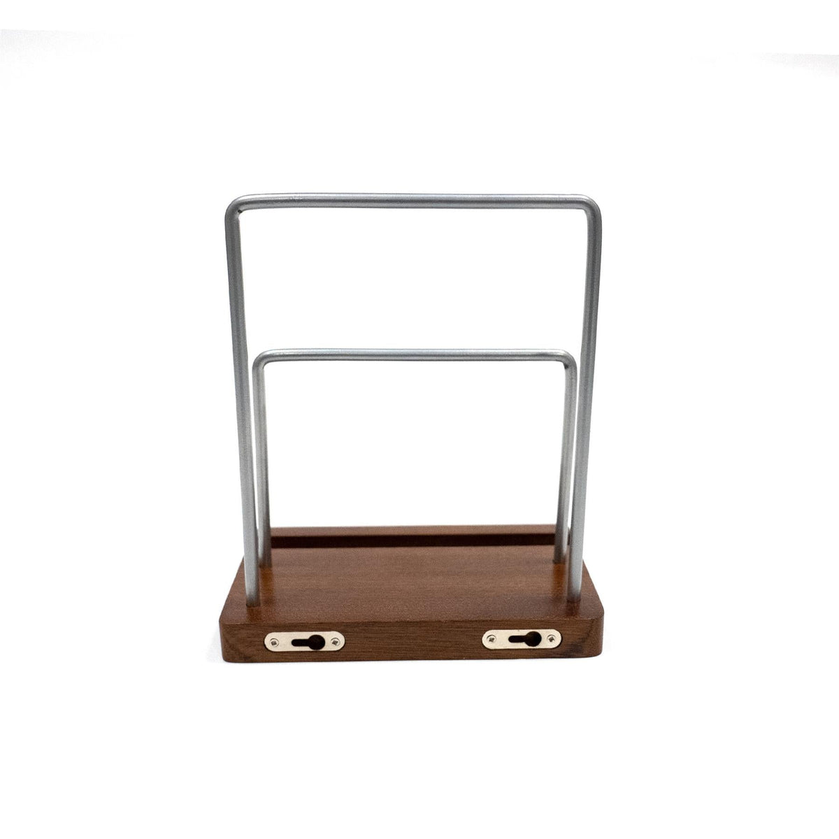 Walnut Finish Vinyl LP Display Stand & Shelf
