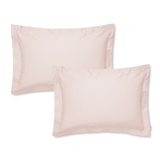 Bianca Pink 400TC Cotton Sateen Oxford Pillowcase Pair
