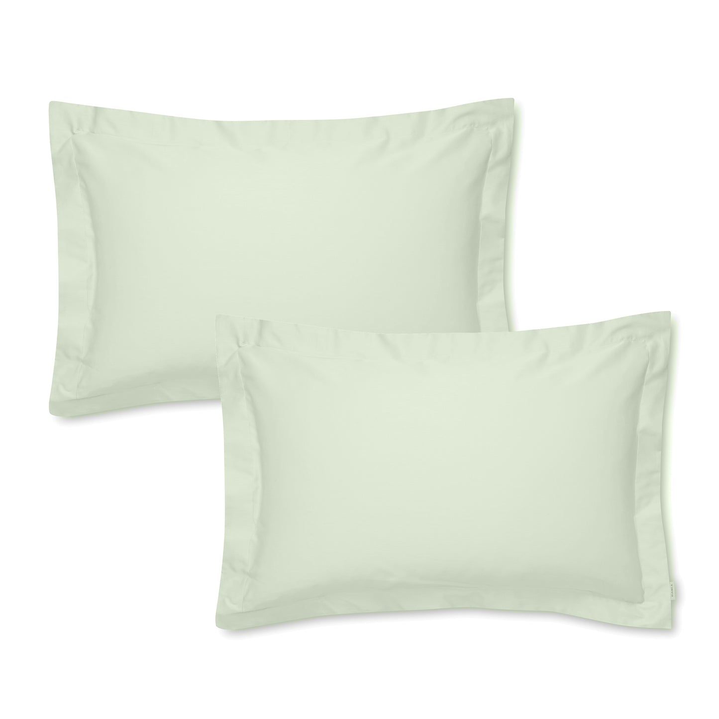 Bianca Green 400TC 100% Cotton Sateen Oxford Pillowcase Pair