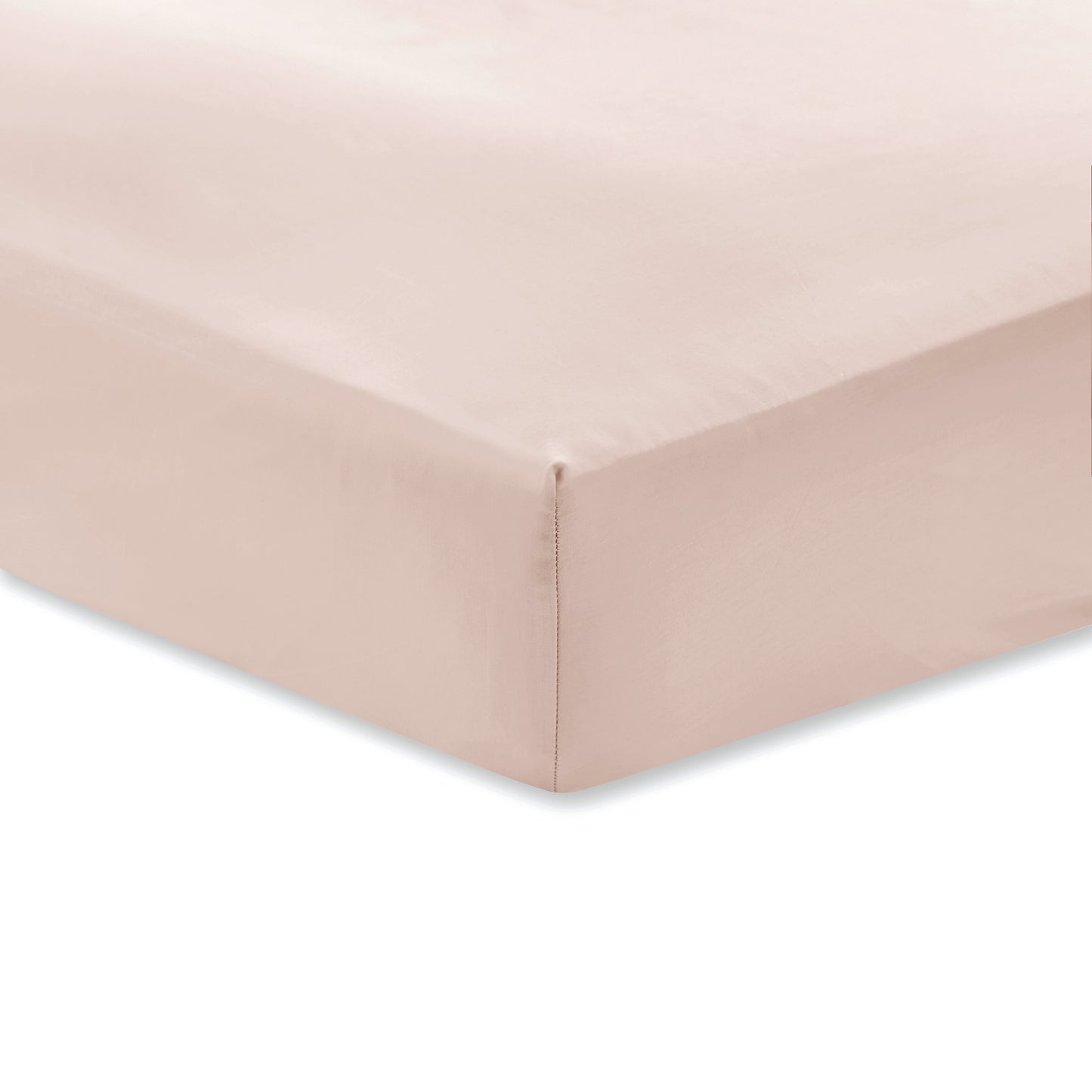 Bianca Natural 400TC 100% Cotton Sateen Extra Deep (36cm) Fitted Sheet