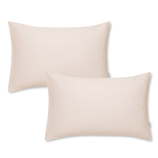 Bianca Natural 400TC 100% Cotton Sateen Houswife Pillowcase Pair
