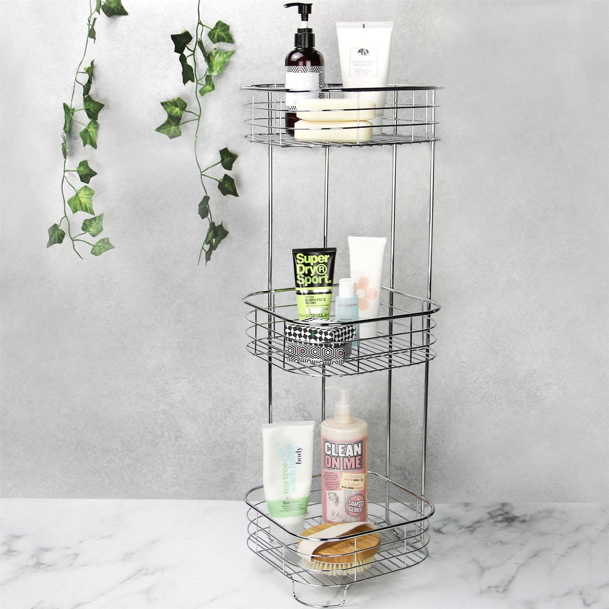 Freestanding 3 Tier Shower Caddy