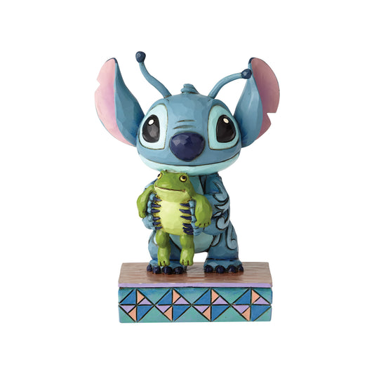 Disney Traditions Strange Life-Forms Stitch with Frog Figurine