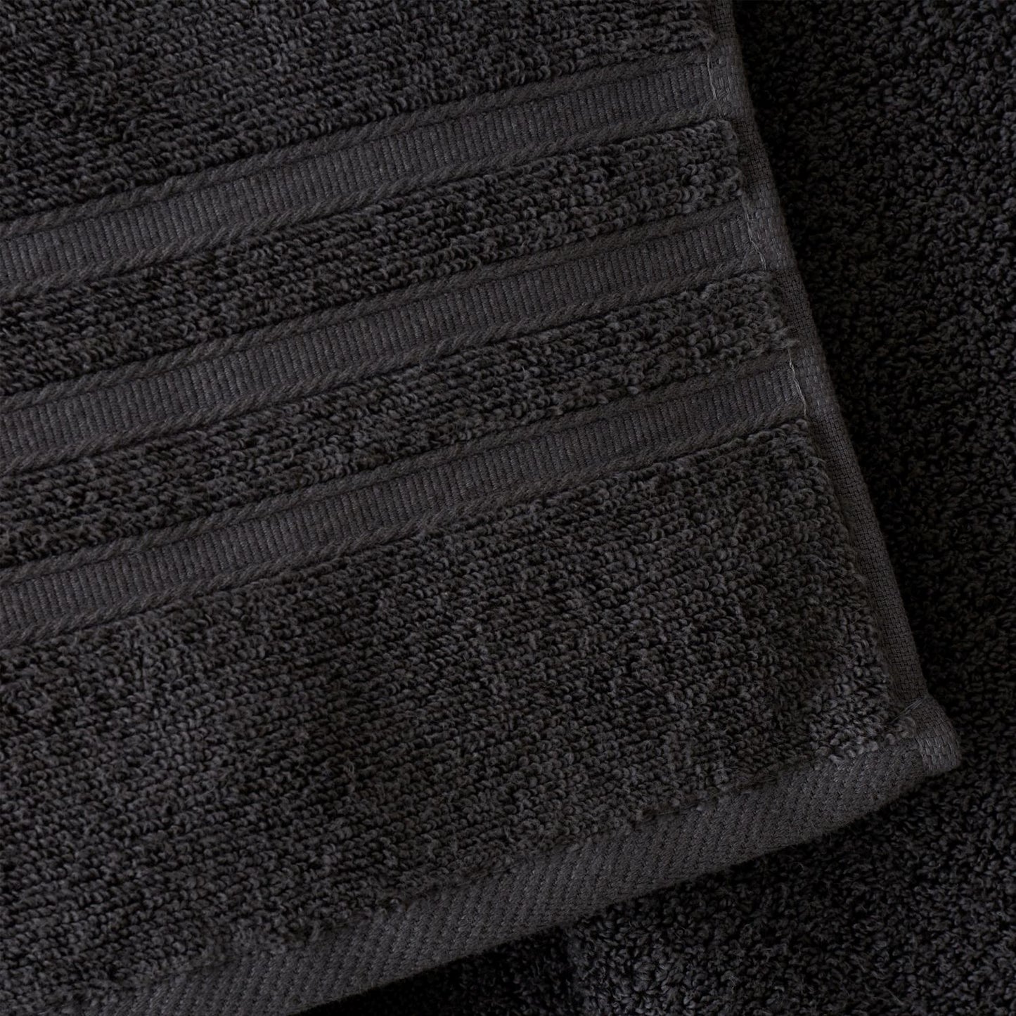 Catherine Lansfield Zero Twist Charcoal Grey Cotton Towels