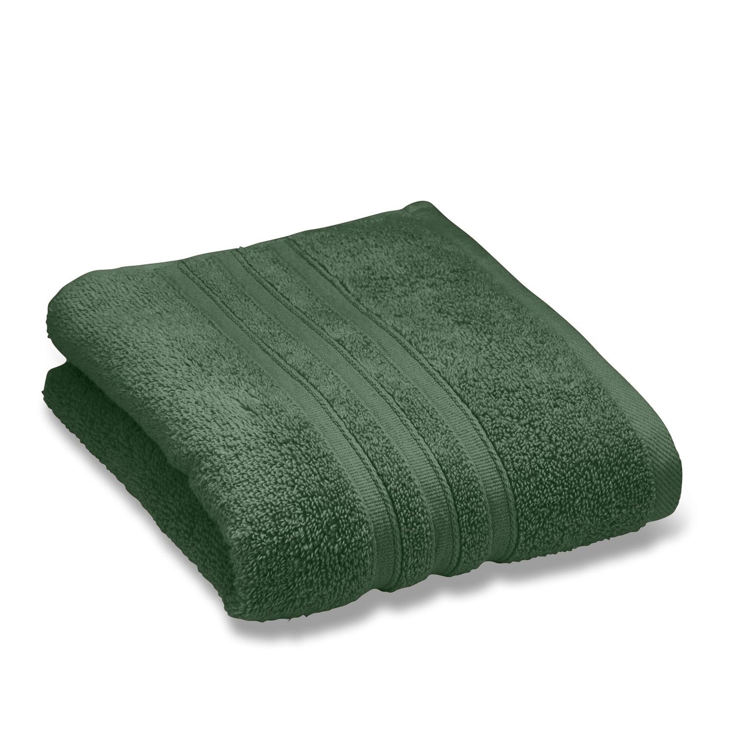 Catherine Lansfield Zero Twist Forest Green Cotton Towels