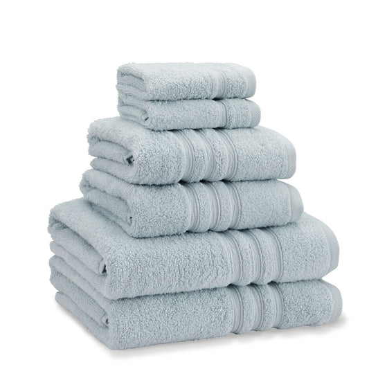 Catherine Lansfield Zero Twist Duck Egg Cotton 6 Piece Towel Bale Set