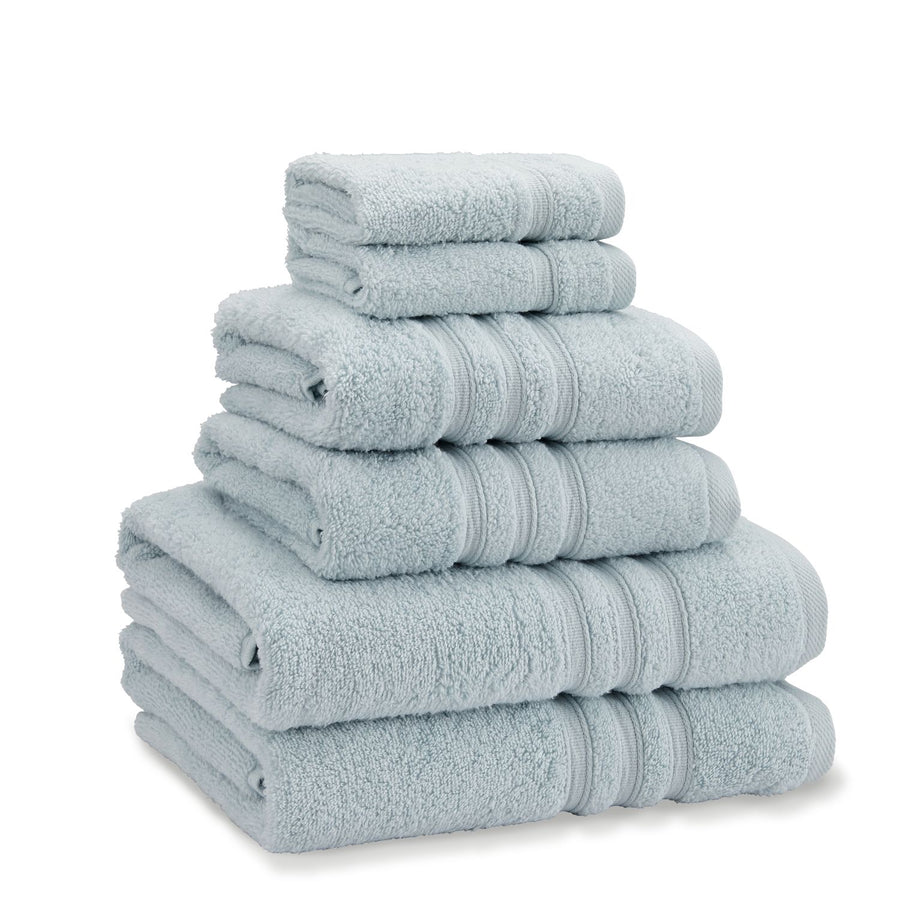 Catherine Lansfield Zero Twist Duck Egg Cotton 6 Piece Towel Bale Set
