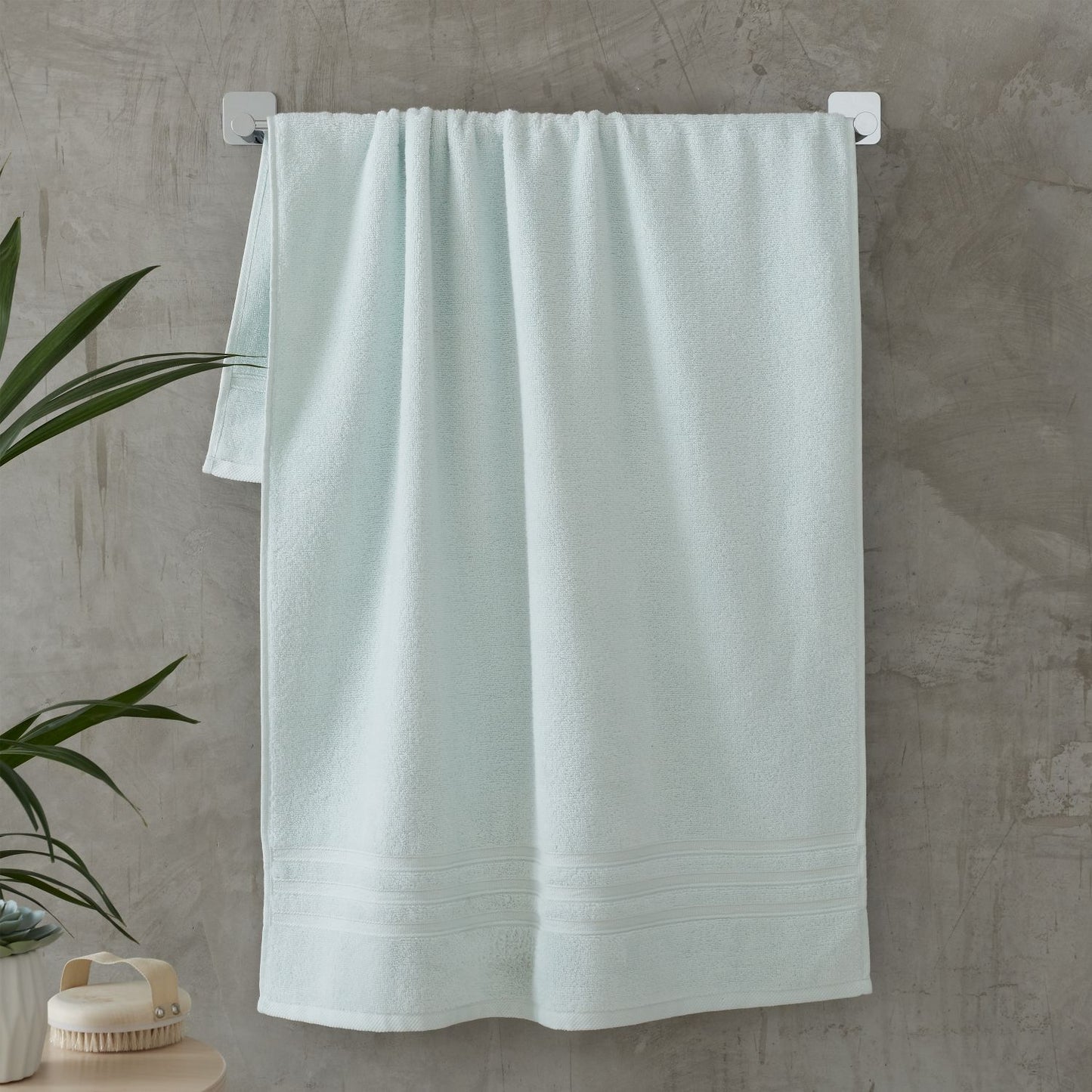 Catherine Lansfield Zero Twist Duck Egg Cotton 6 Piece Towel Bale Set