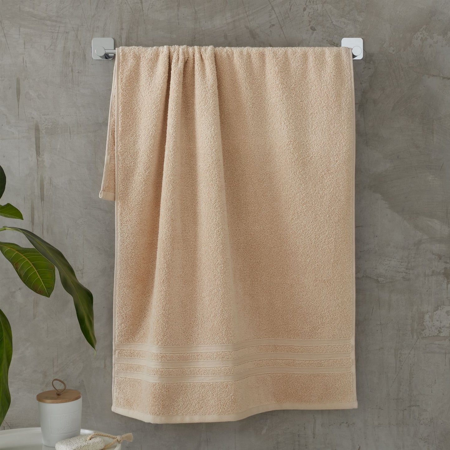 Catherine Lansfield Zero Twist Natural Cotton Towels