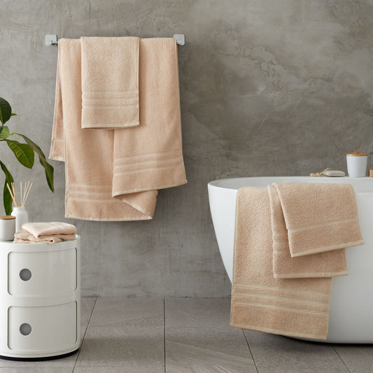 Catherine Lansfield Zero Twist Natural Cotton Towels