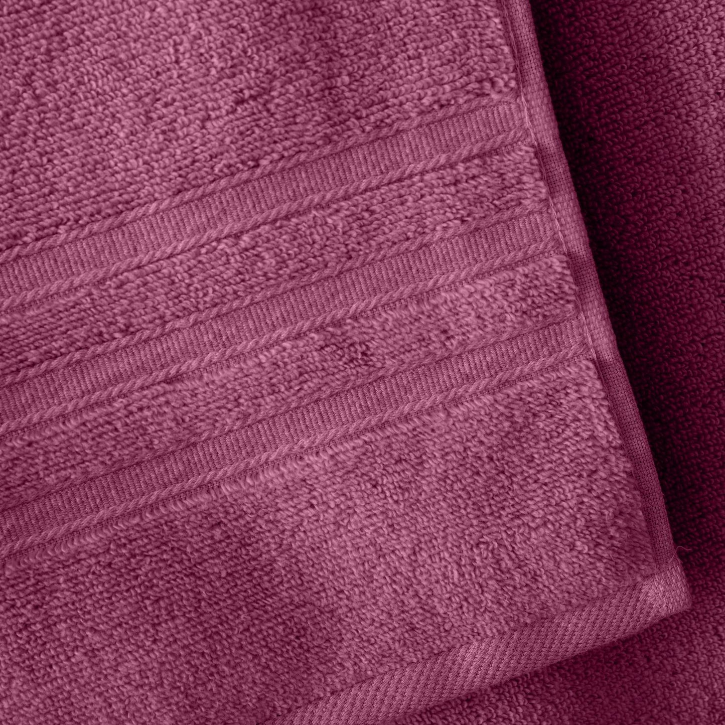 Catherine Lansfield Zero Twist Raspberry Cotton Towels