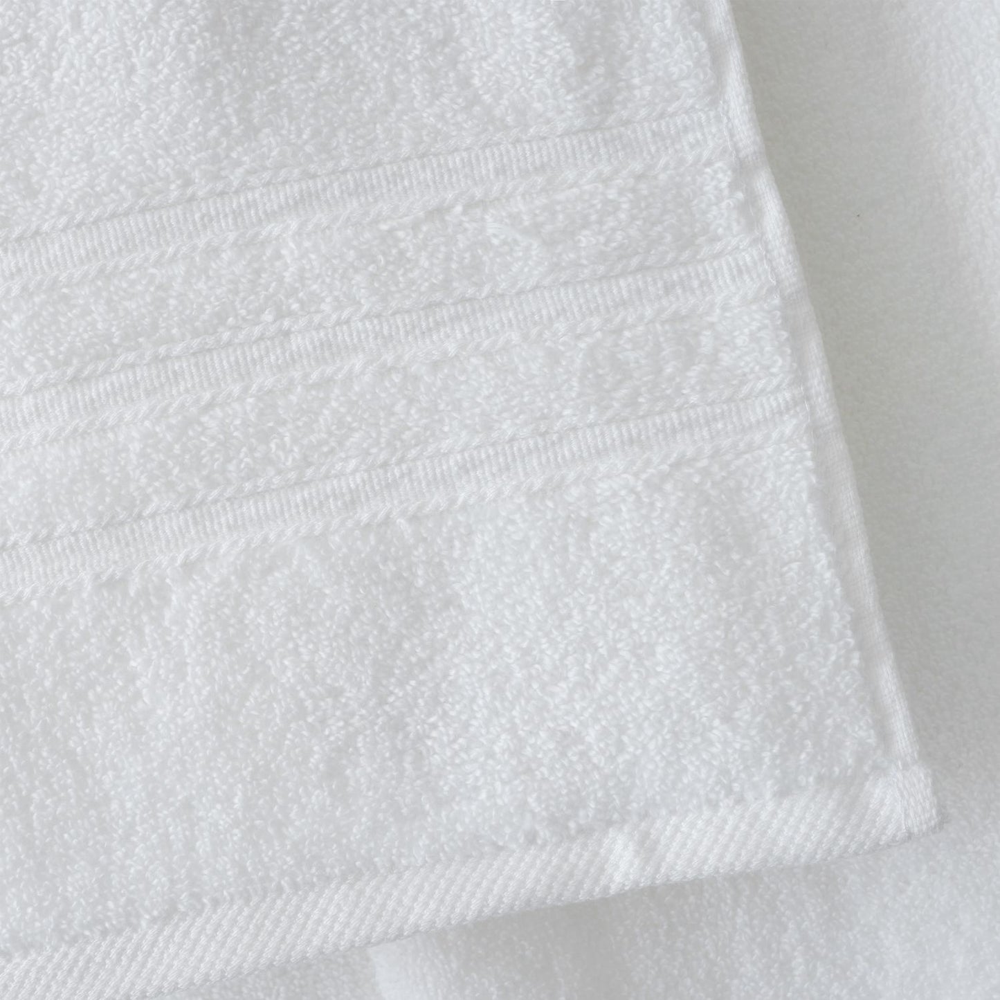 Catherine Lansfield Zero Twist White Cotton Towels