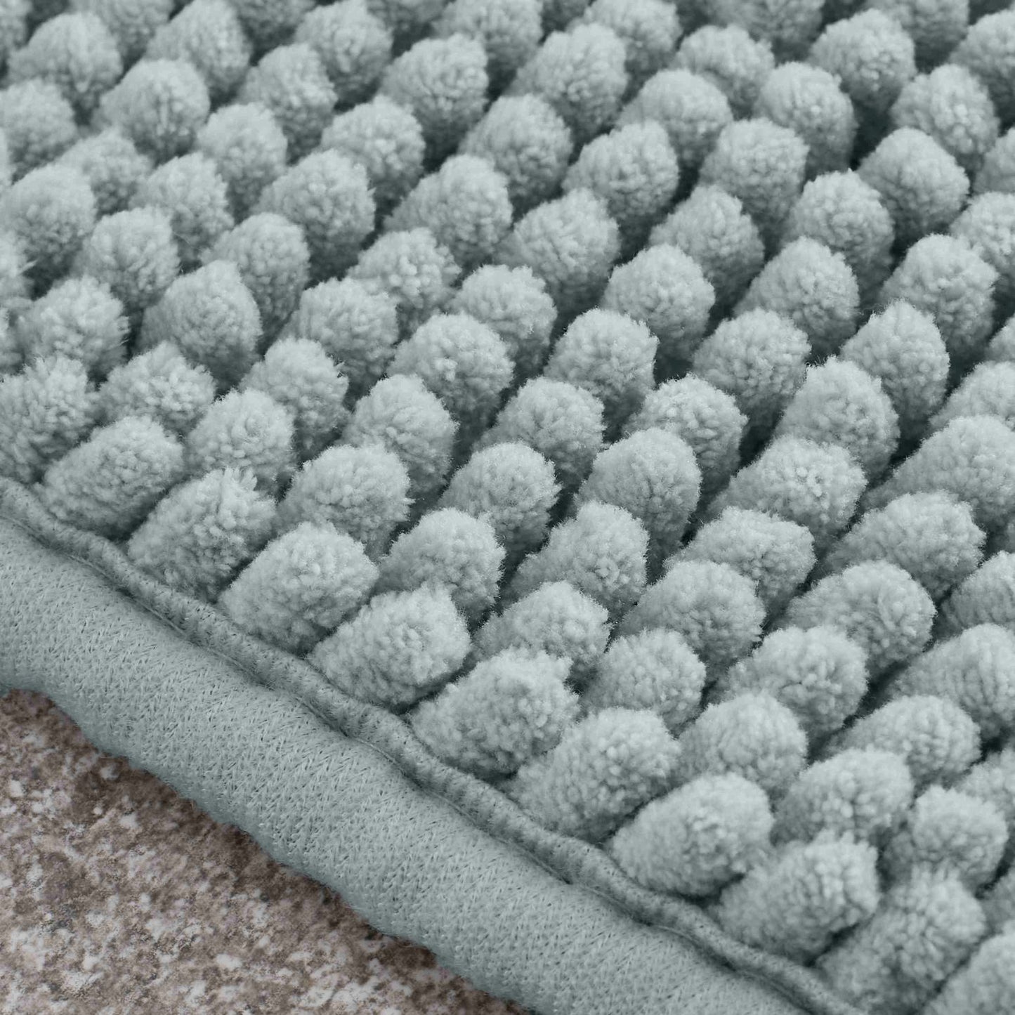 Catherine Lansfield Bobble Sage Green Bath Mat