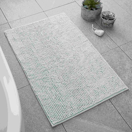 Catherine Lansfield Bobble Duck Egg Blue Bath Mat