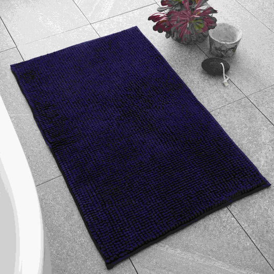 Catherine Lansfield Bobble Navy Blue Bath Mat