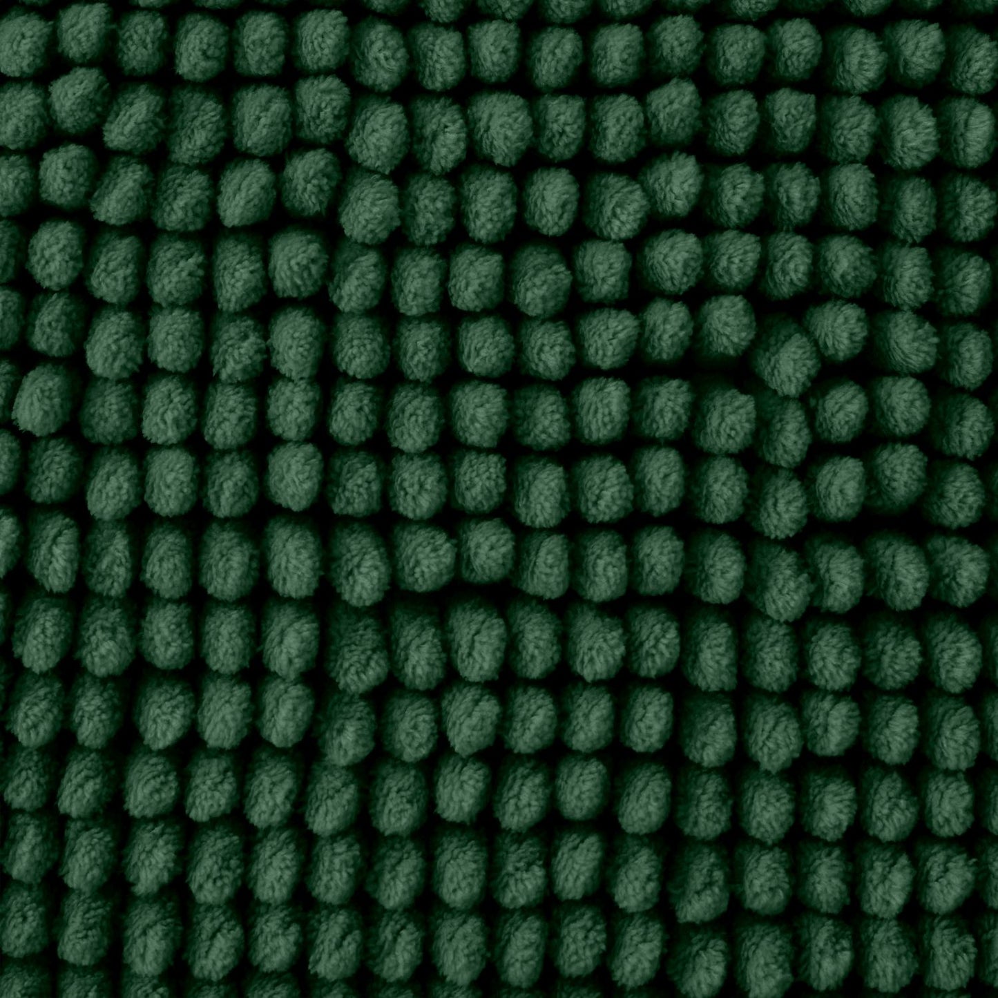 Catherine Lansfield Bobble Dark Green Bath Mat