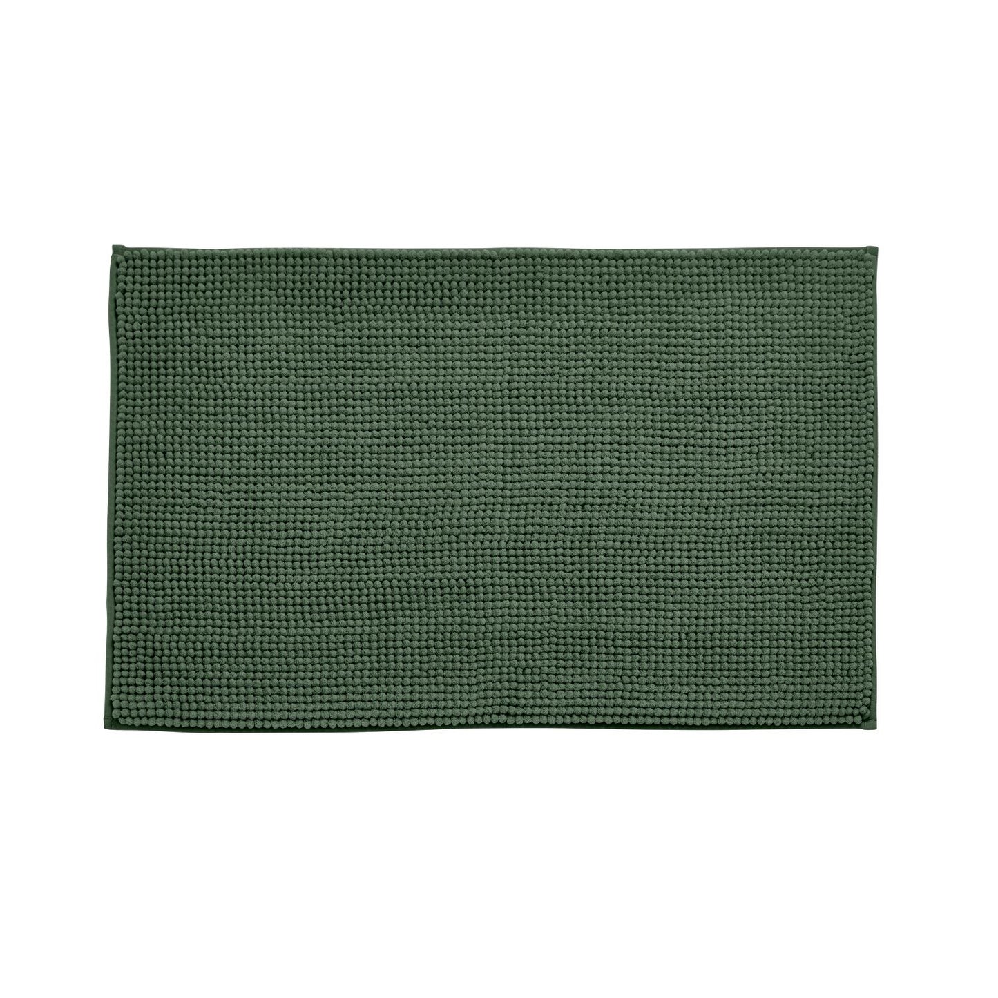 Catherine Lansfield Bobble Dark Green Bath Mat
