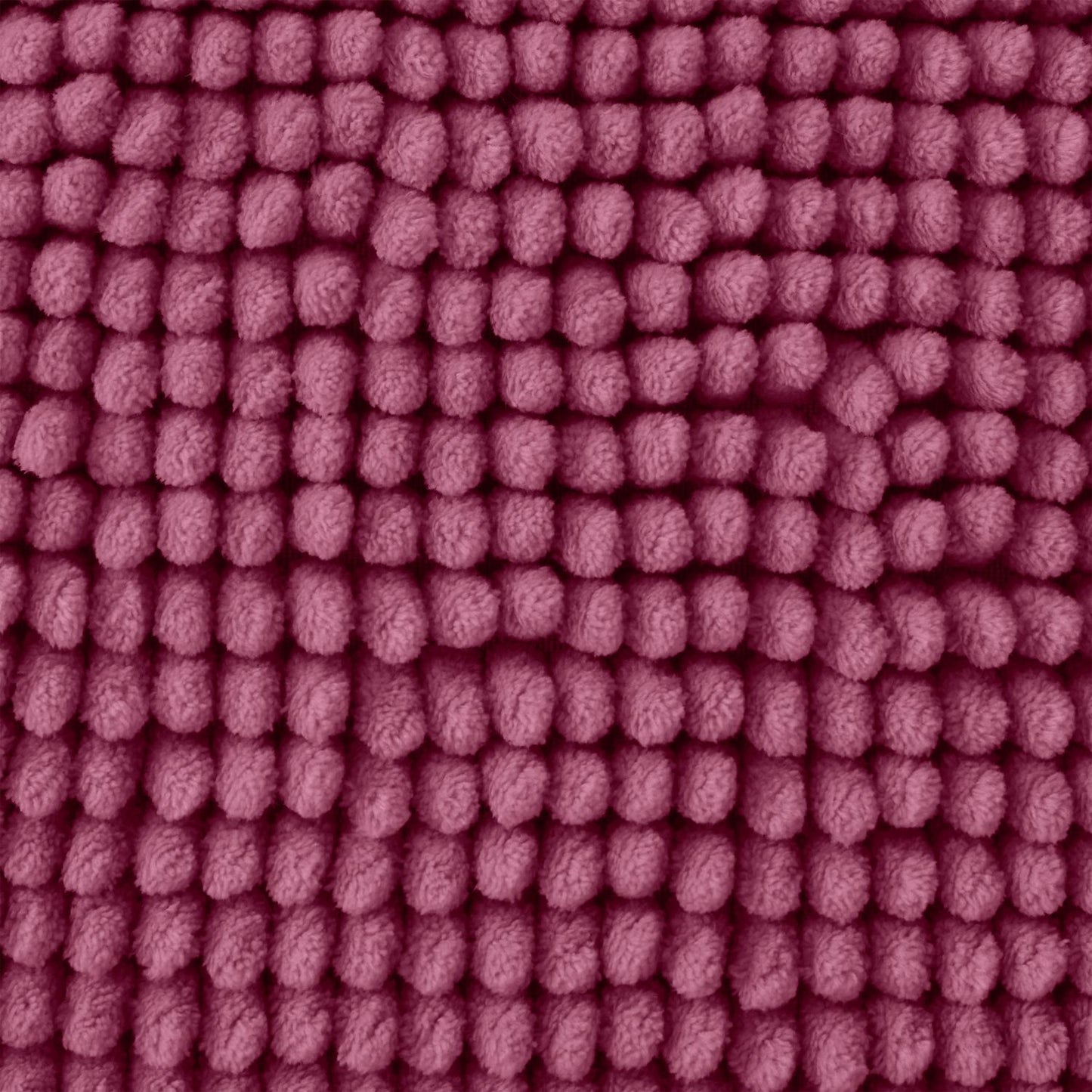 Catherine Lansfield Bobble Raspberry Bath Mat