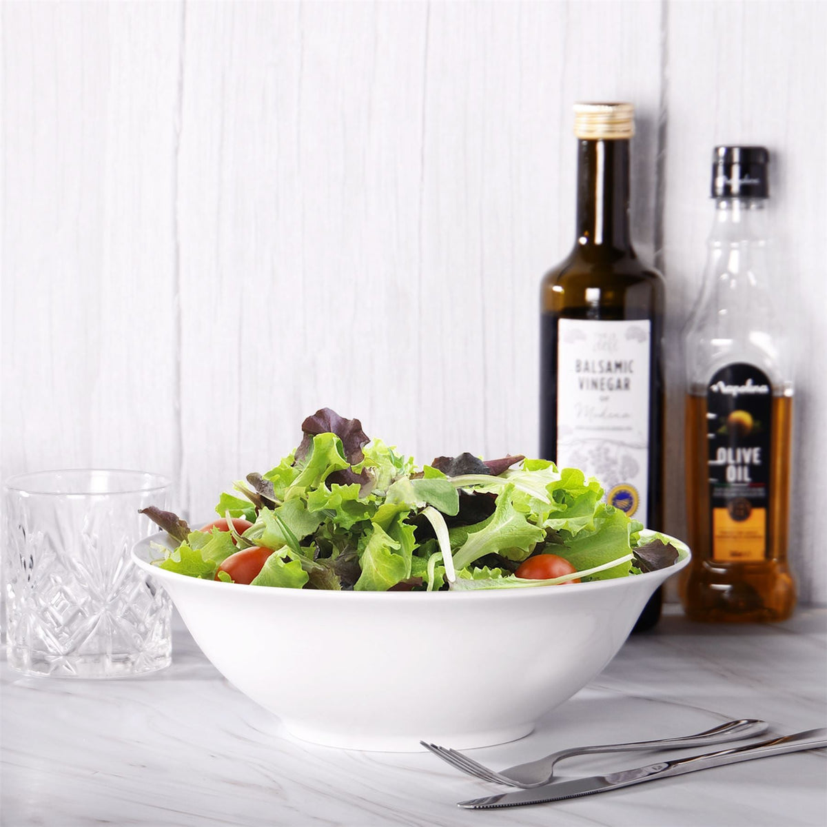 White Serving Bowls - Set of 4