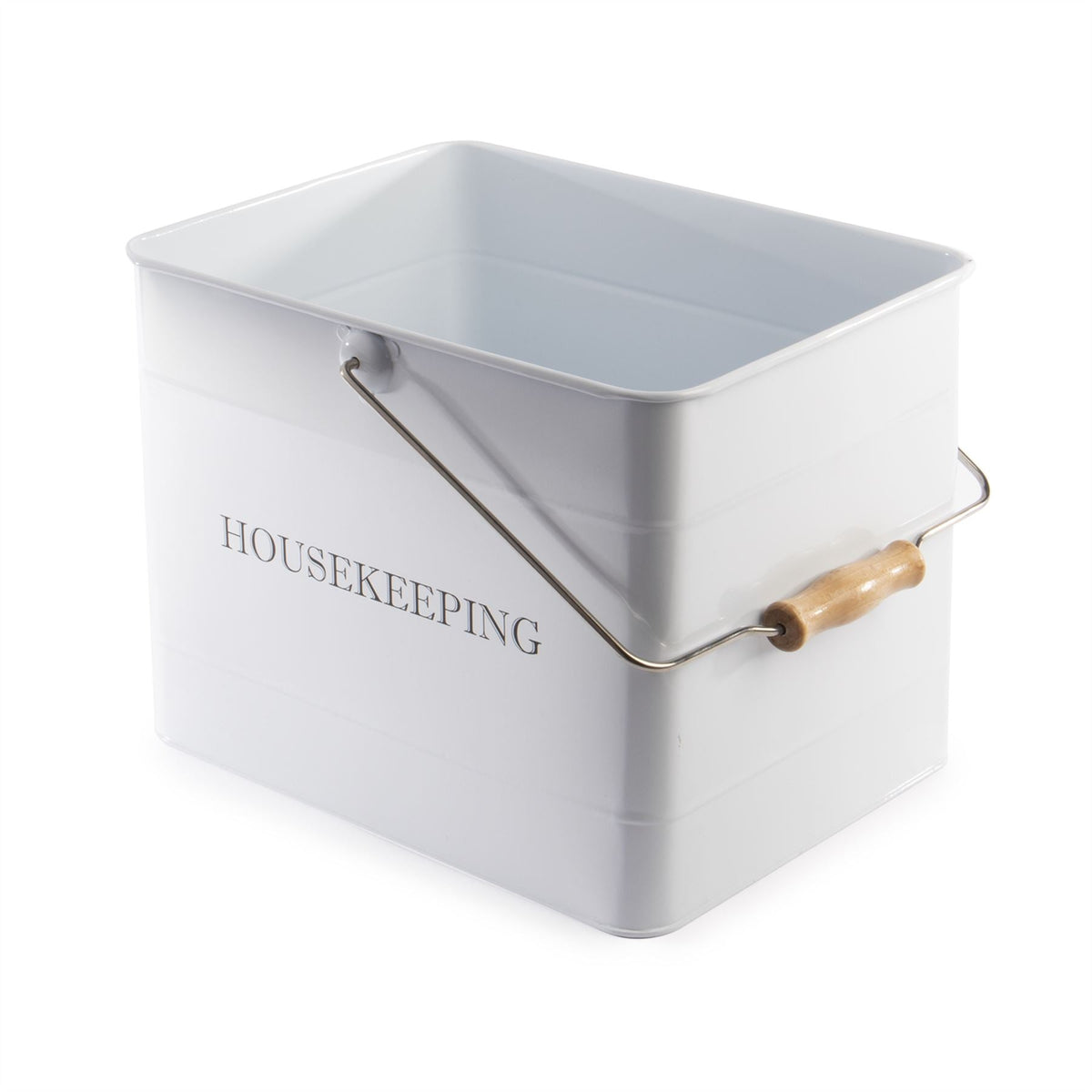 Vintage Housekeeping Cleaning Caddy White