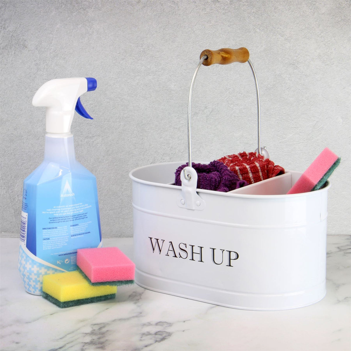 Wash Up Tidy Chalk White