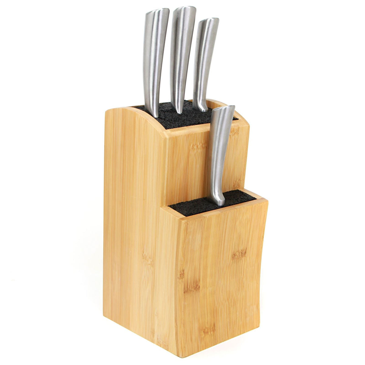 Universal Bamboo Knife Block