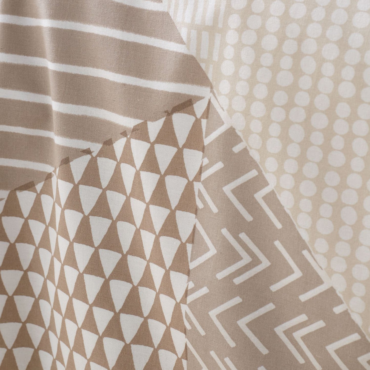 Catherine Lansfield Larsson Natural Geo Reversible Duvet Set