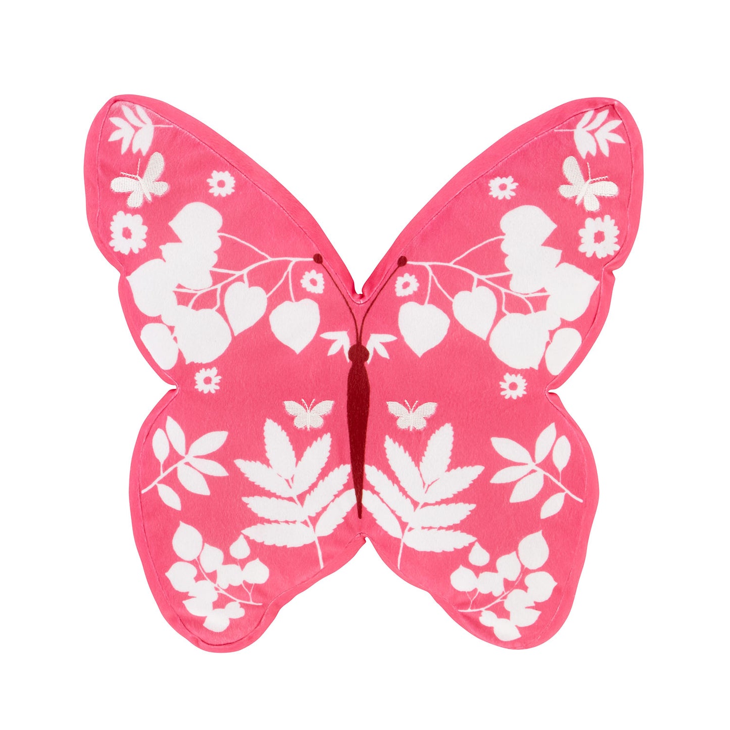 Catherine Lansfield Pink Butterfly 3D Shaped Cushion