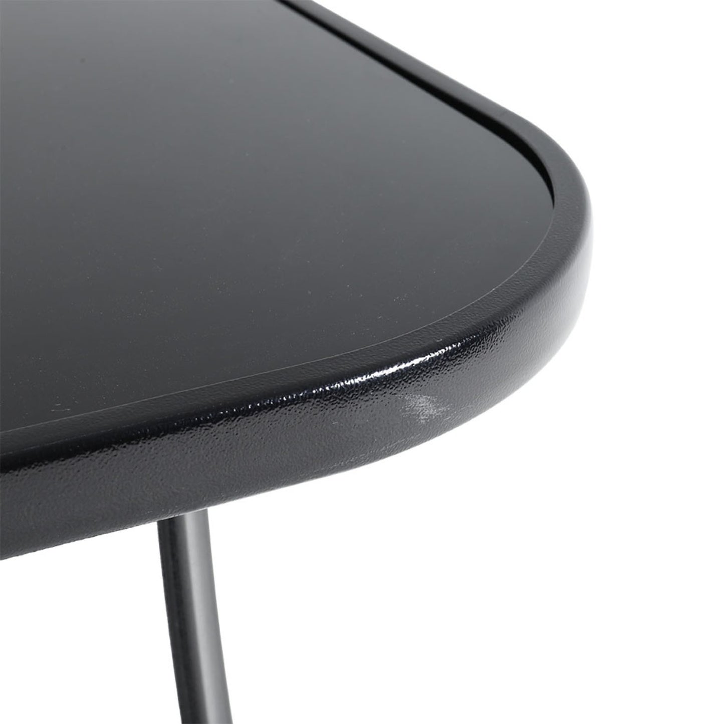 4 Seater Square Glass Garden Dining Table
