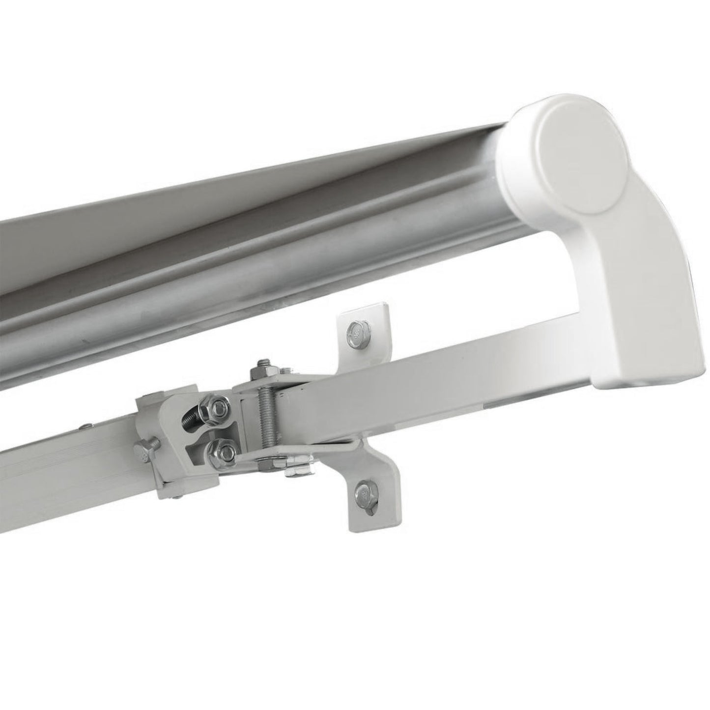Retractable Grey Manual Patio Awning 2m x 1.5m