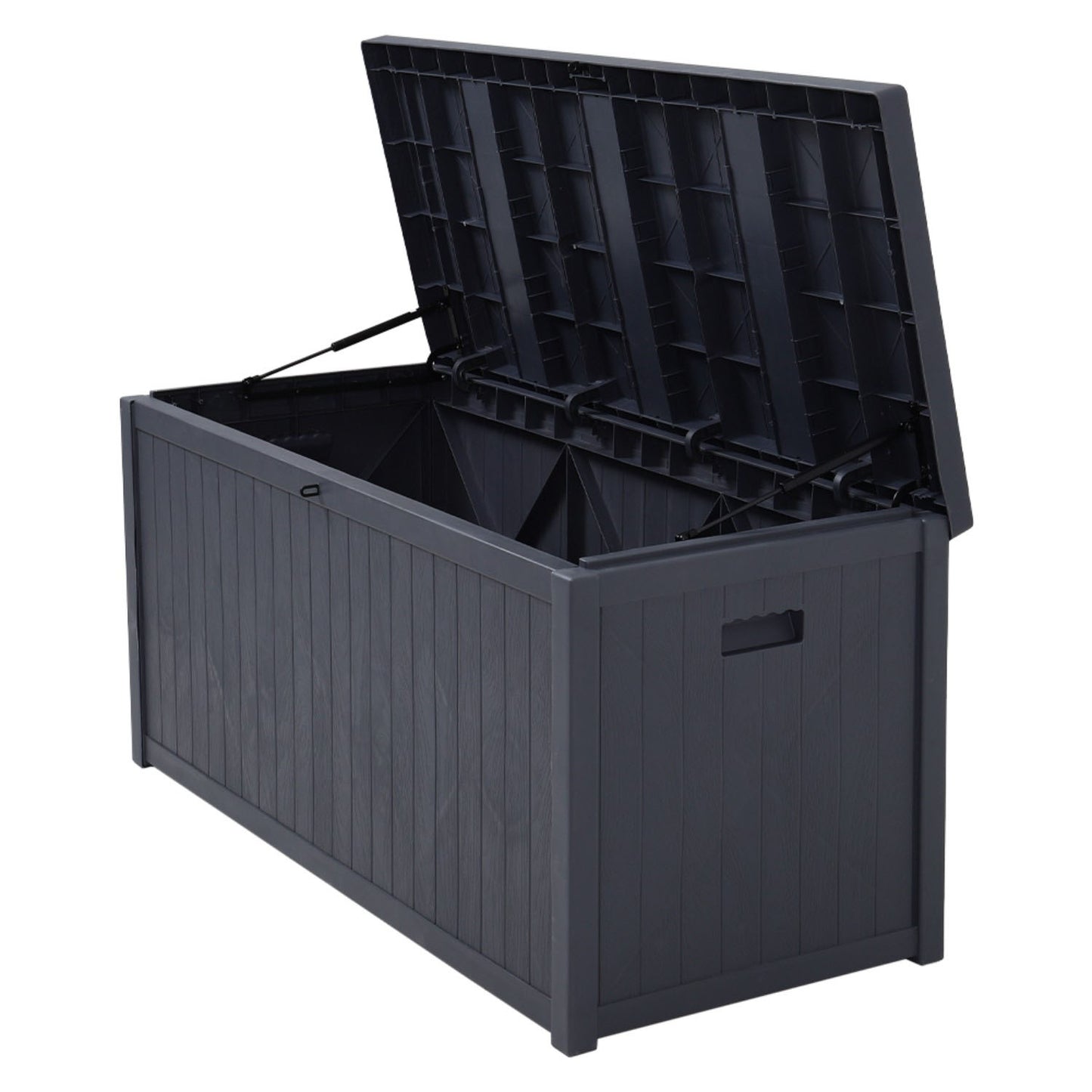 Grey Outdoor 430L PP Garden Storage Box