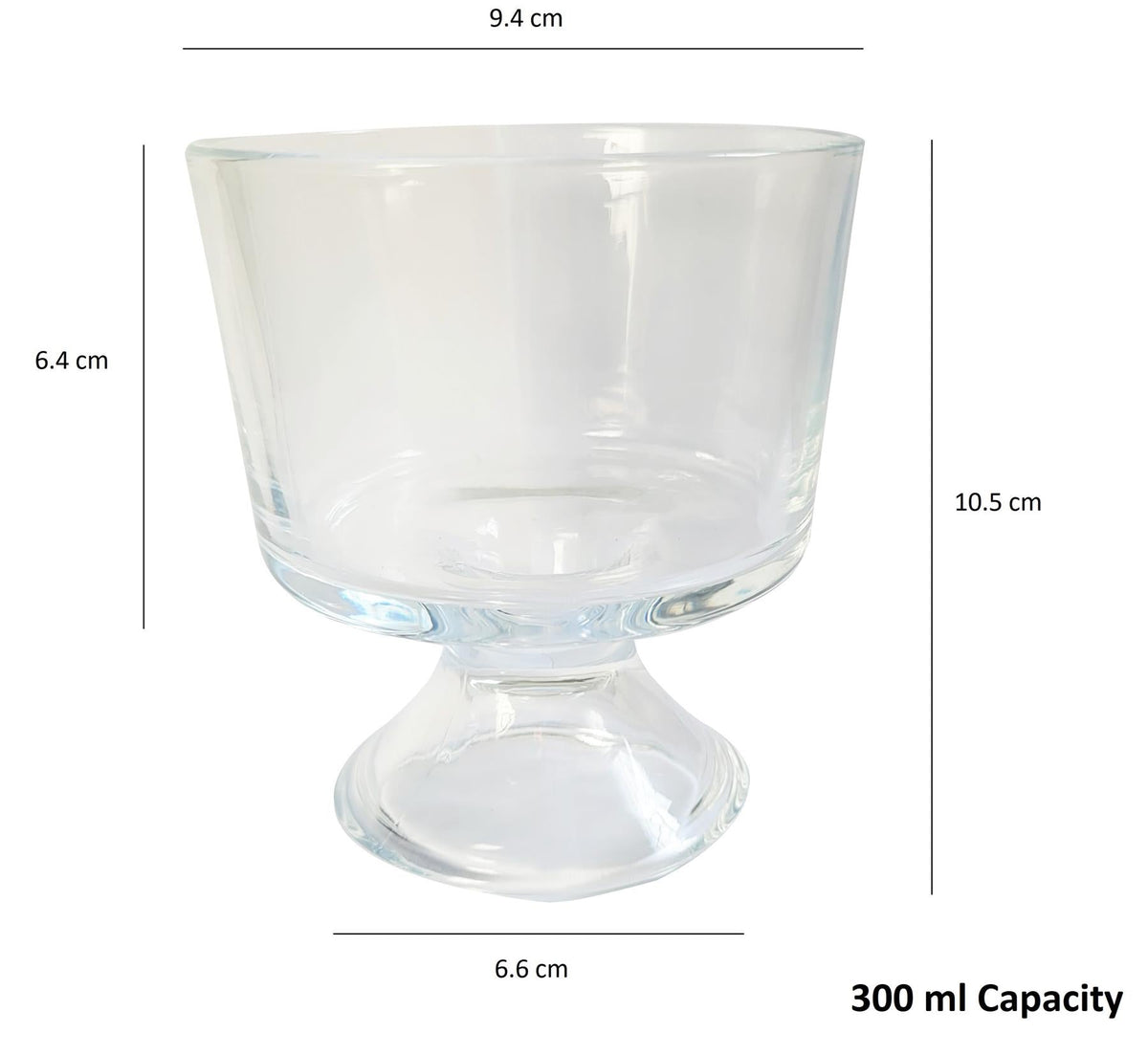 Mini Glass Serving Bowls - Set of 6