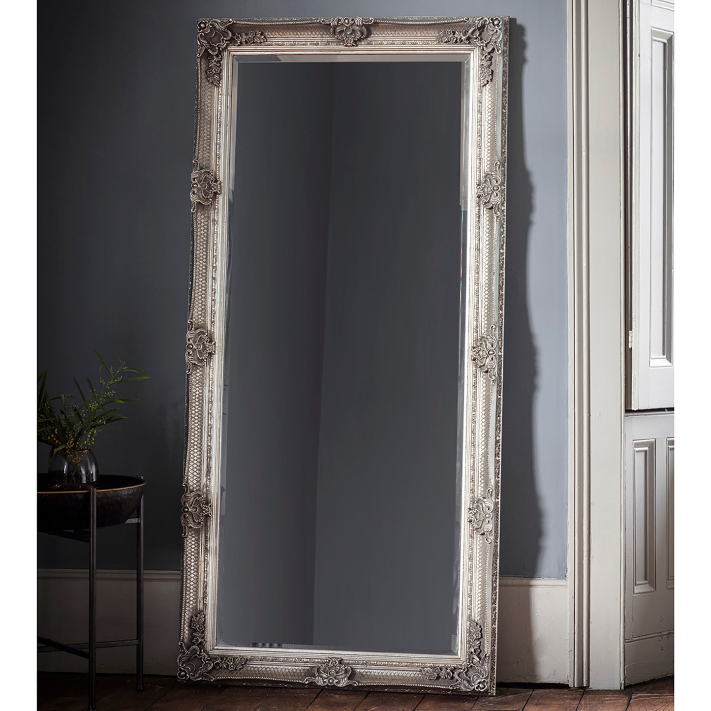 Abbey Antique Silver Leaner Mirror