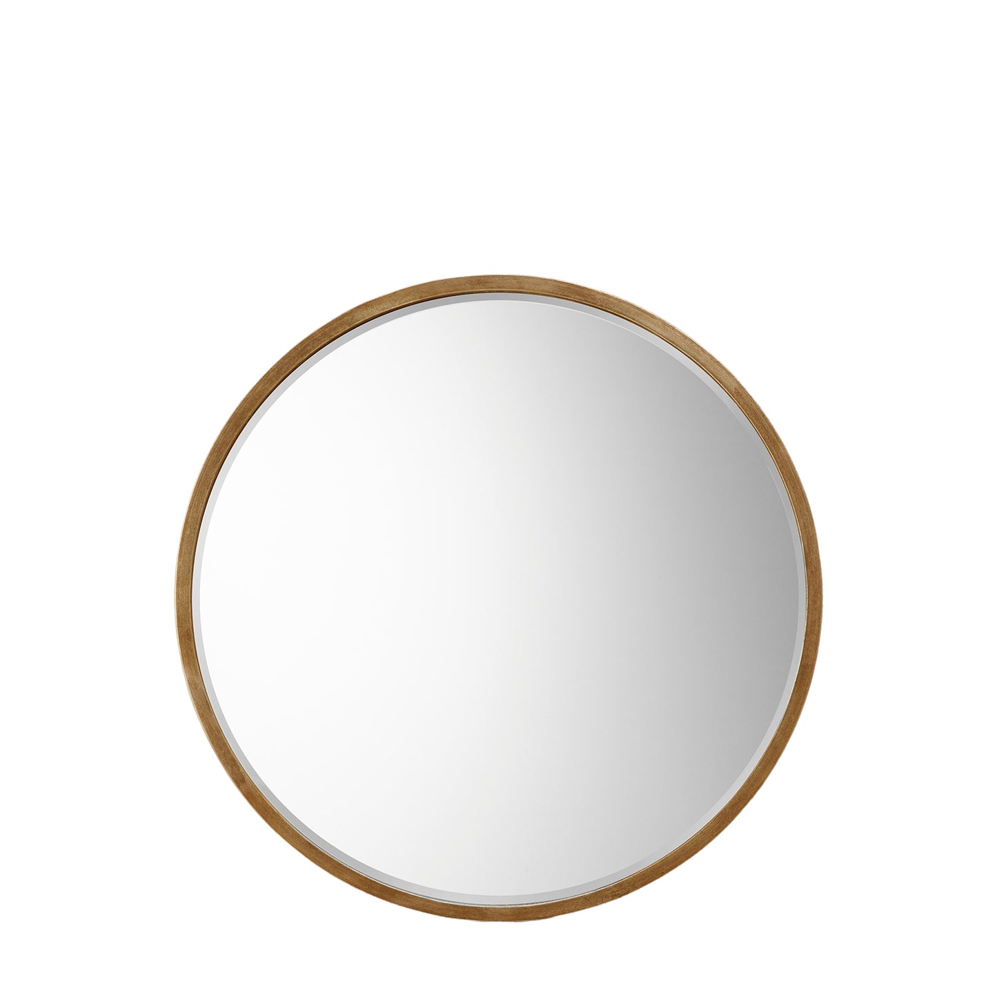 Higgins Antique Gold Round Mirror 80cm