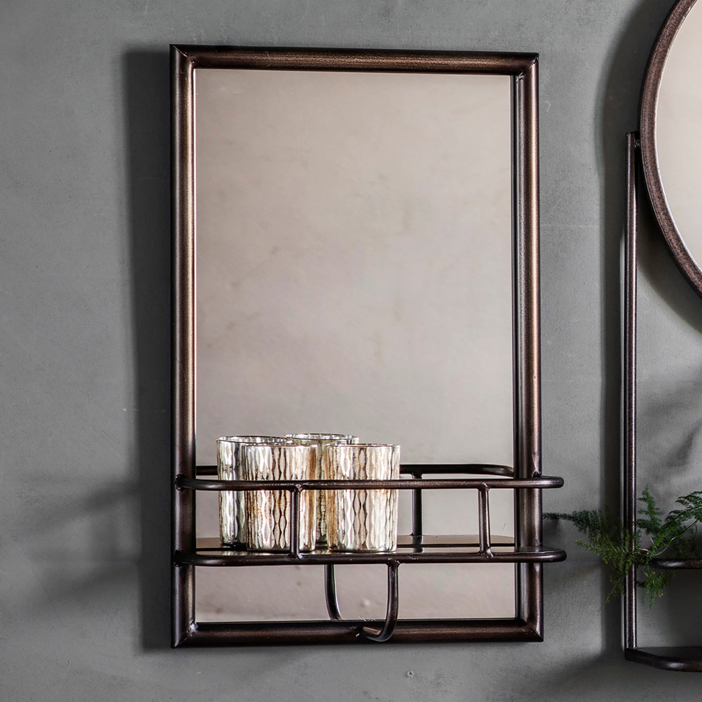 Milton Bronze Rectangle Mirror