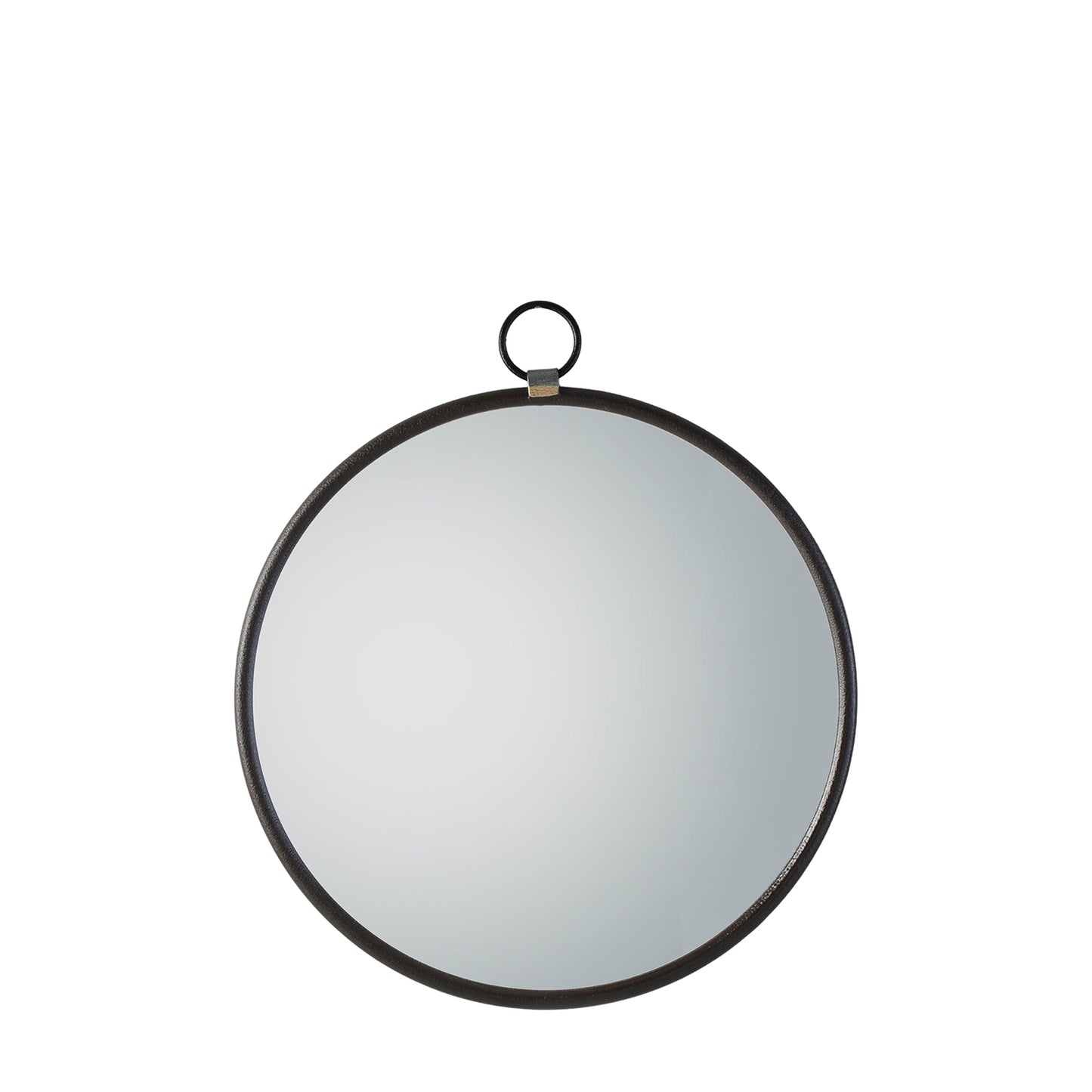 Bayswater Black Round Mirror