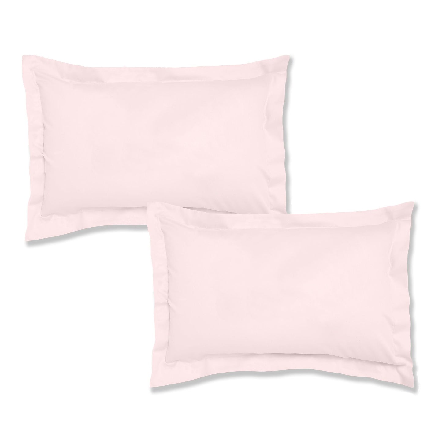 Bianca Pink 200TC Cotton Percale Oxford Pillowcase Pair