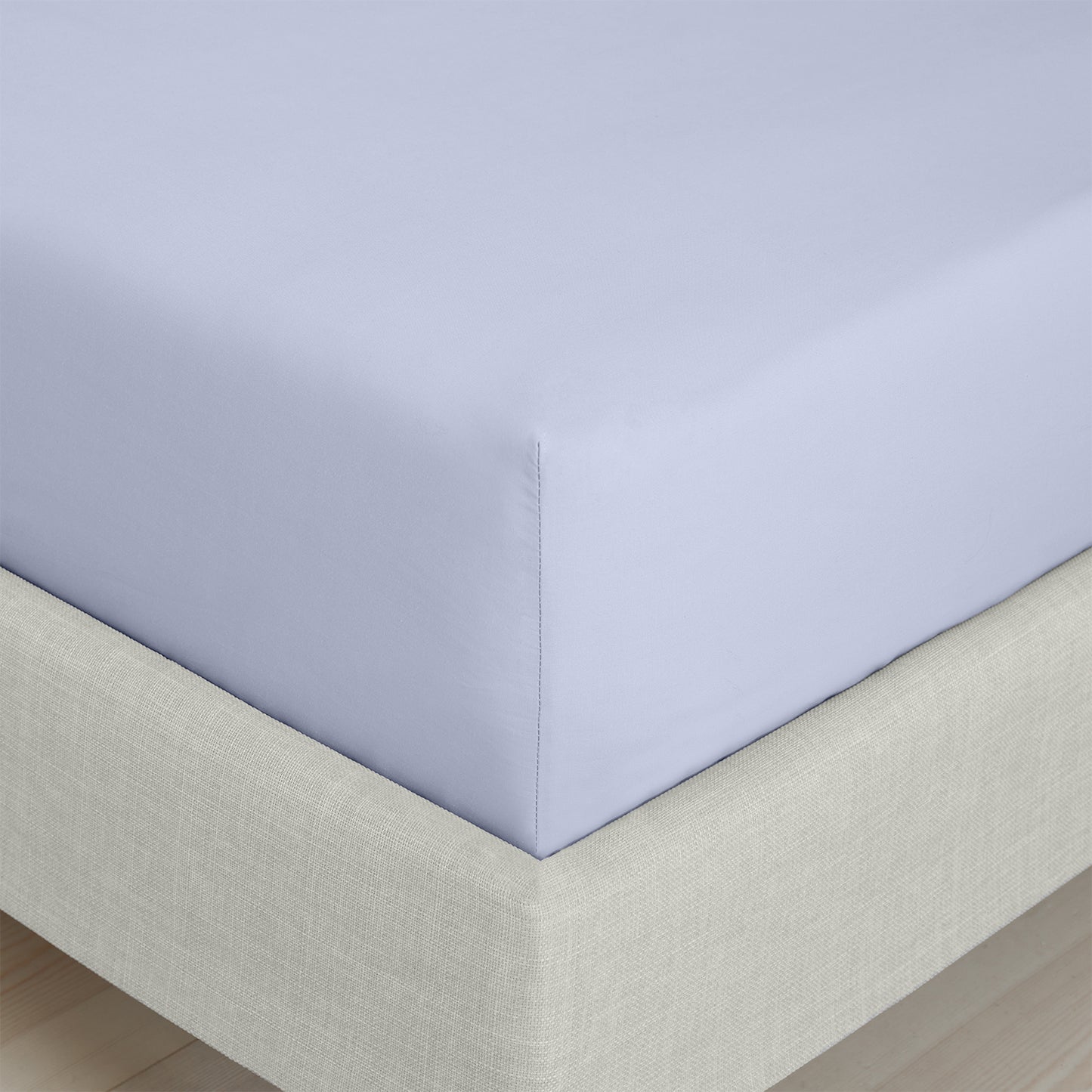 Bianca Lavender 200TC Cotton Percale Fitted Sheet