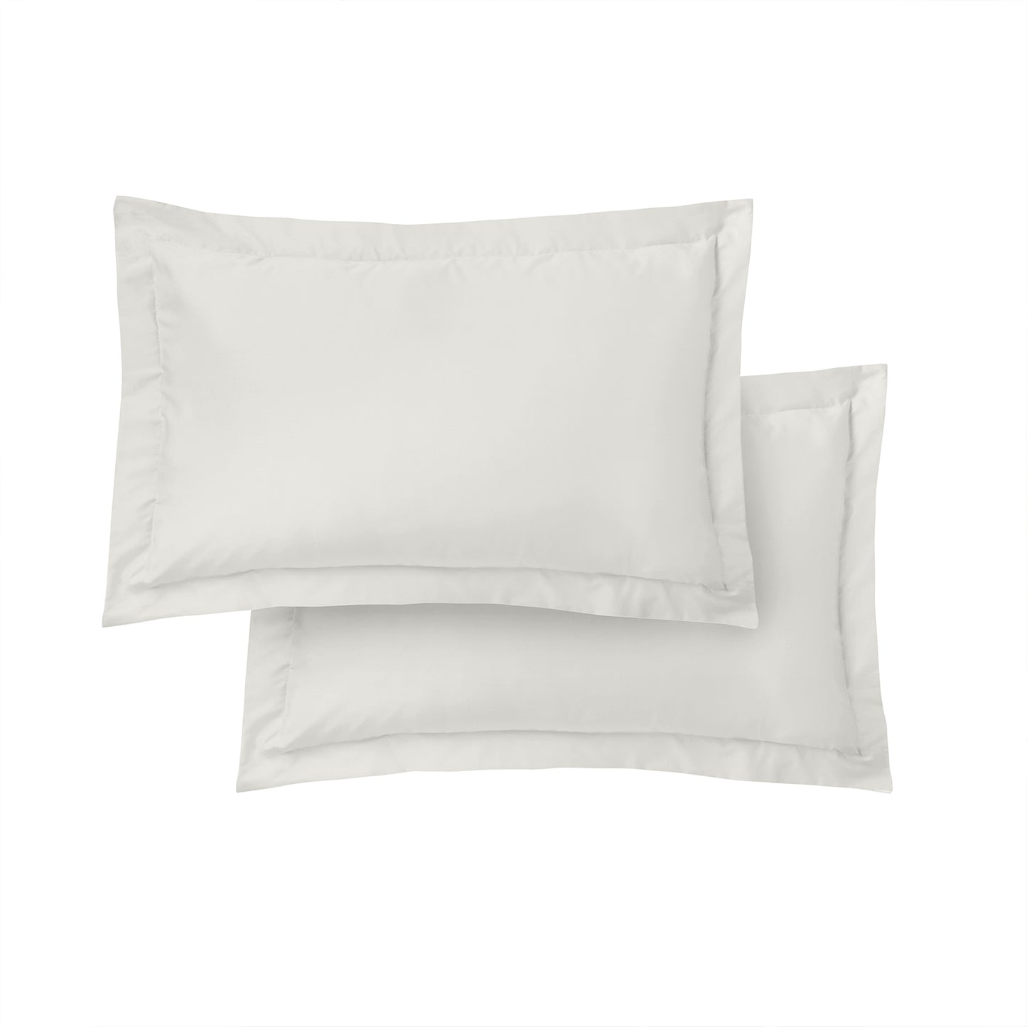 Bianca Cream 400TC Cotton Sateen Oxford Pillowcase Pair
