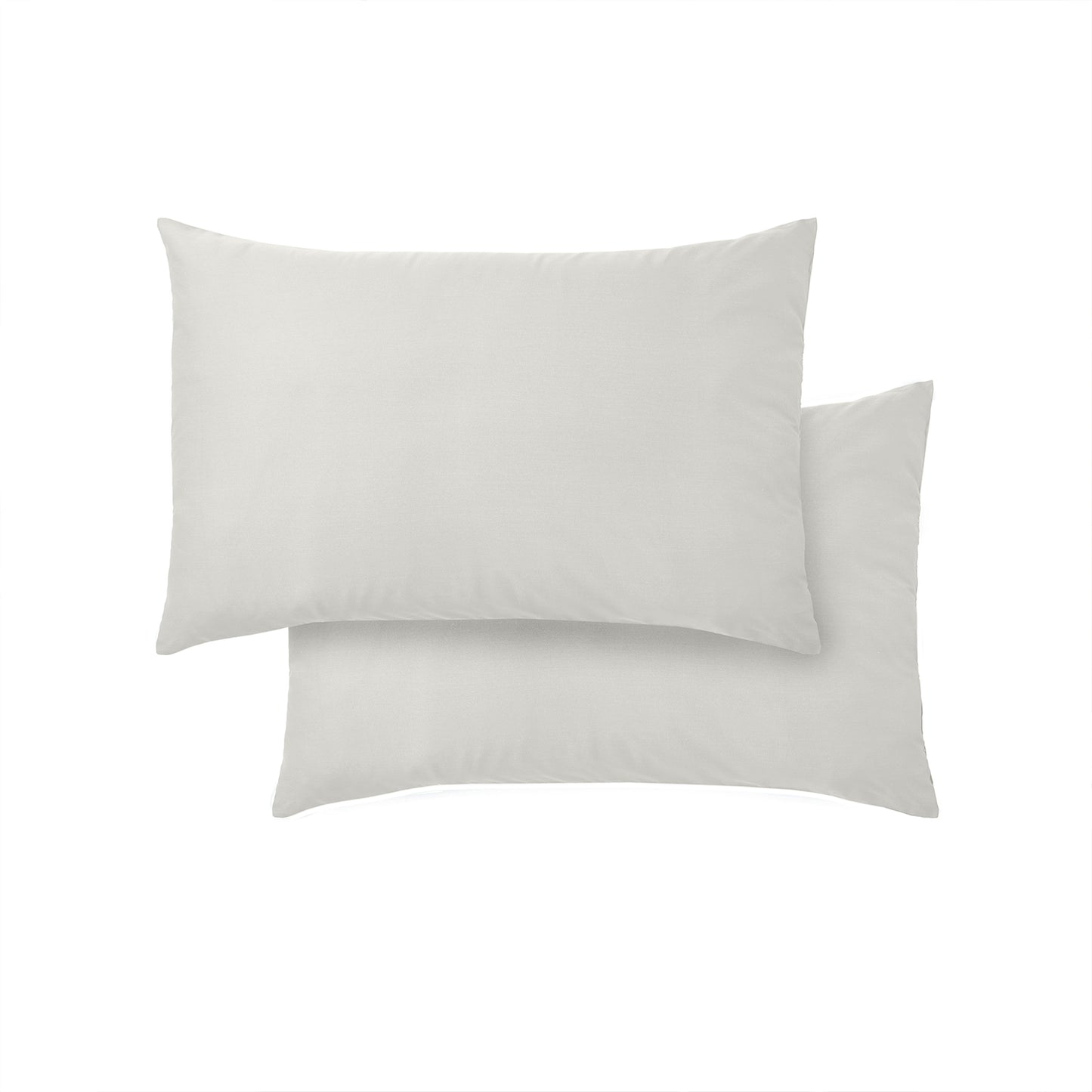 Bianca Cream 400TC Cotton Sateen Housewife Pillowcase Pair
