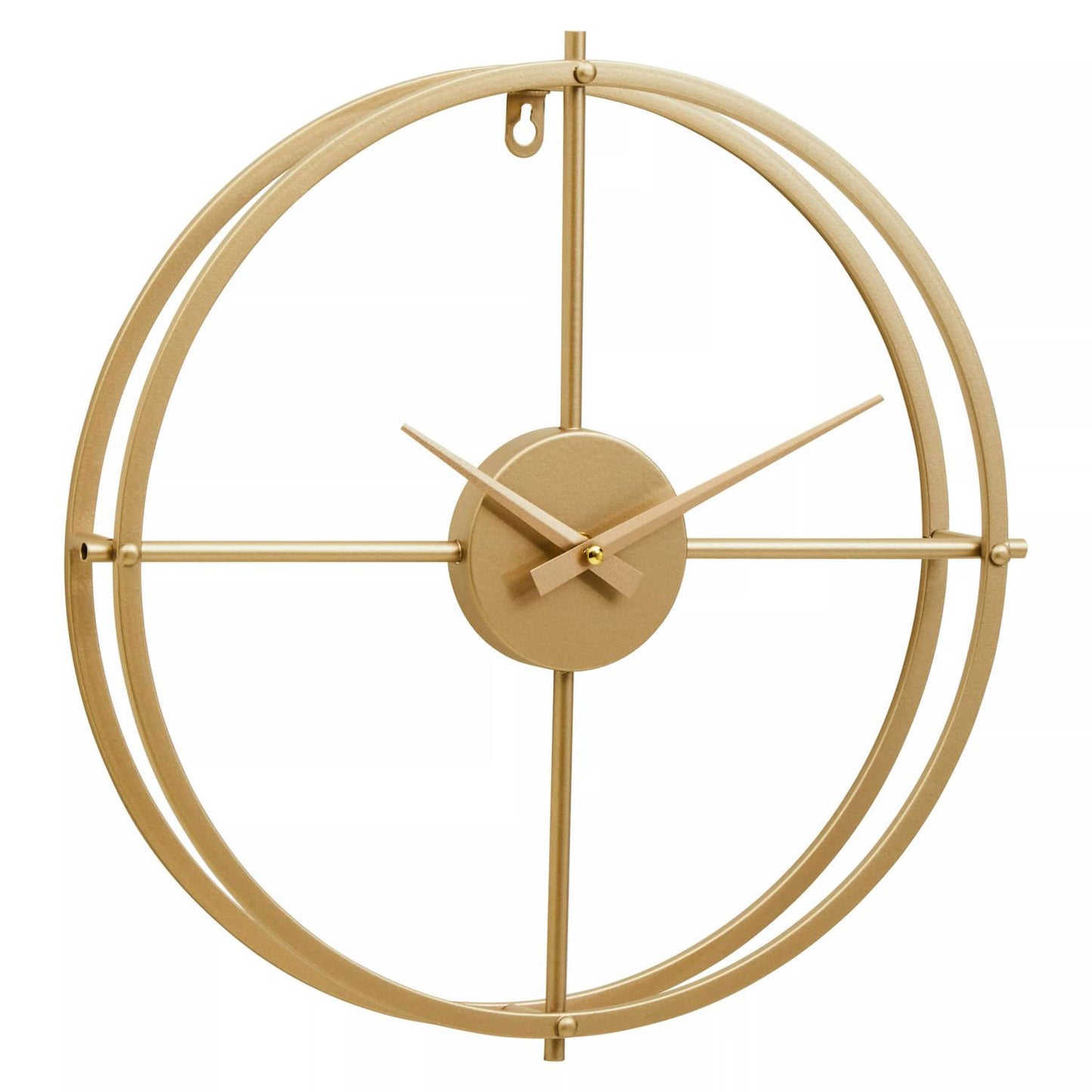 Kent Small Gold Finish Wall Clock