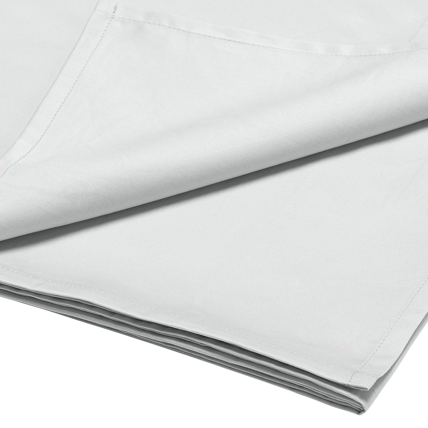 Bianca Silver 800TC Cotton Sateen Flat Sheet