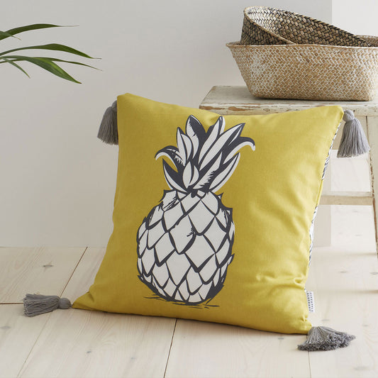 Pineapple Elephant Tupi Pineapple Yellow Outdoor Cushion (45cm x 45cm)