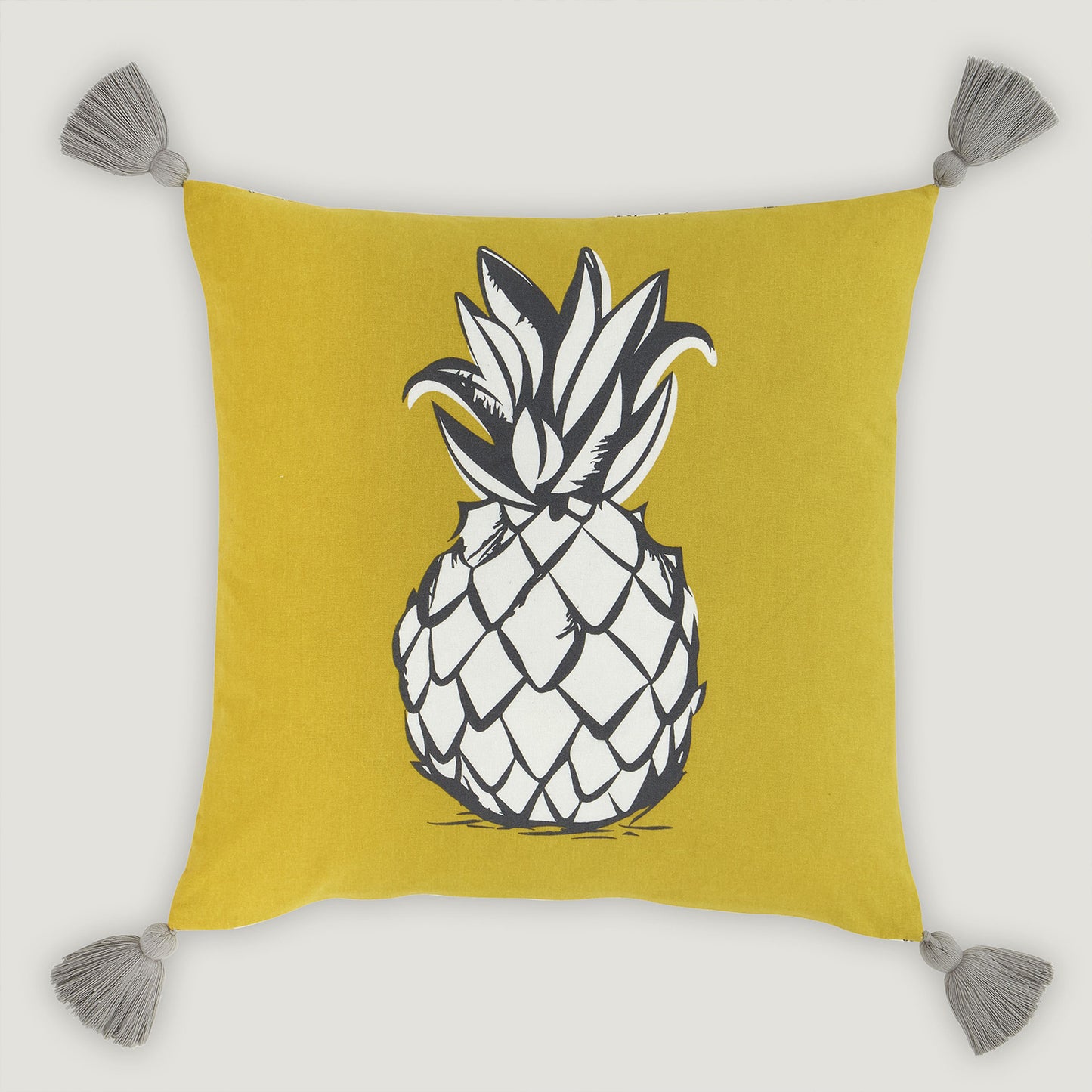 Pineapple Elephant Tupi Pineapple Yellow Outdoor Cushion (45cm x 45cm)