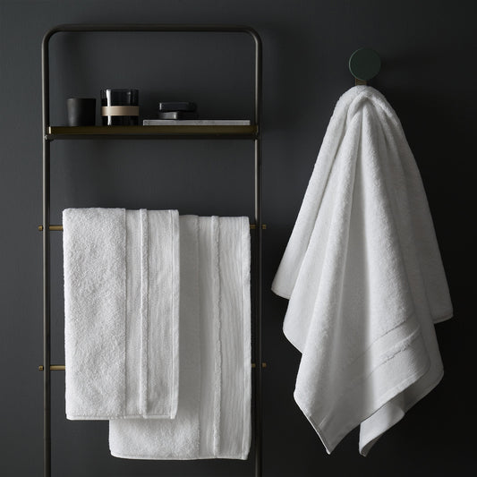 Content By Terence Conran Zero Twist White Cotton Modal Towels