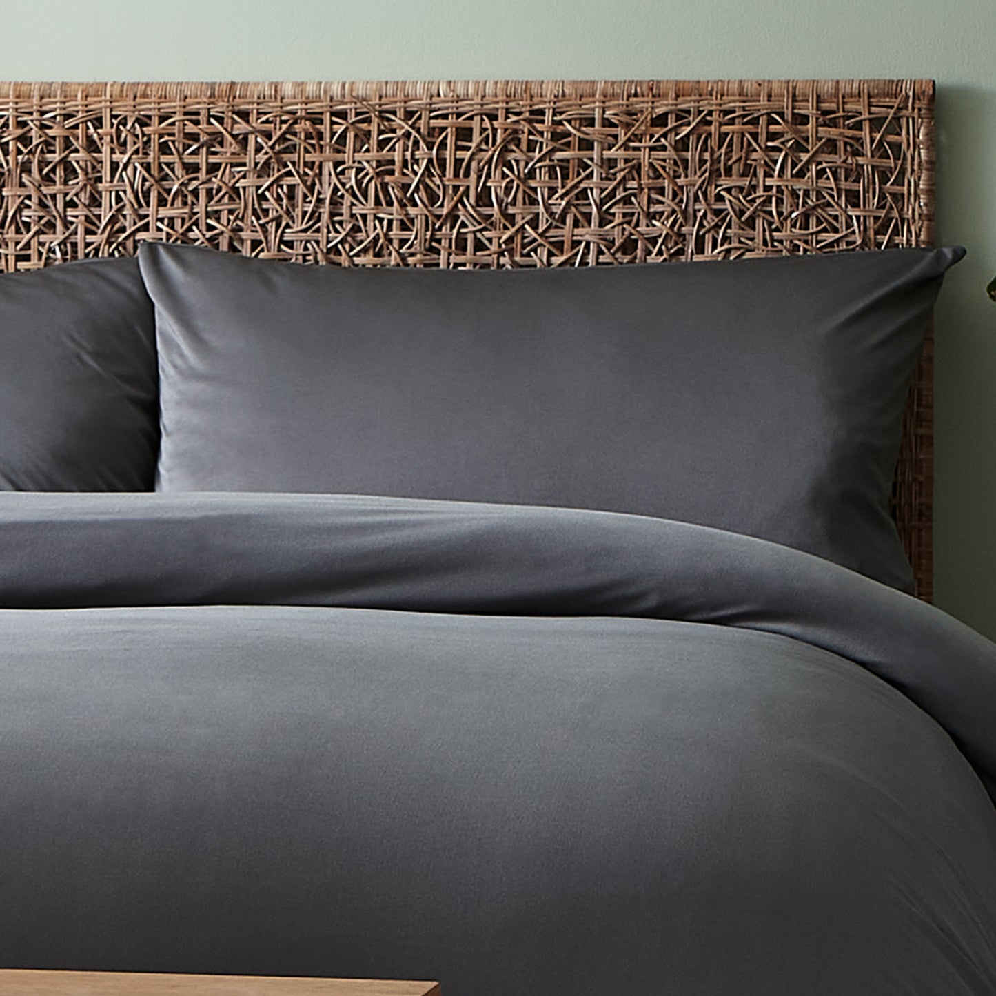 Catherine Lansfield Grey So Soft Jersey Housewife Pillowcase