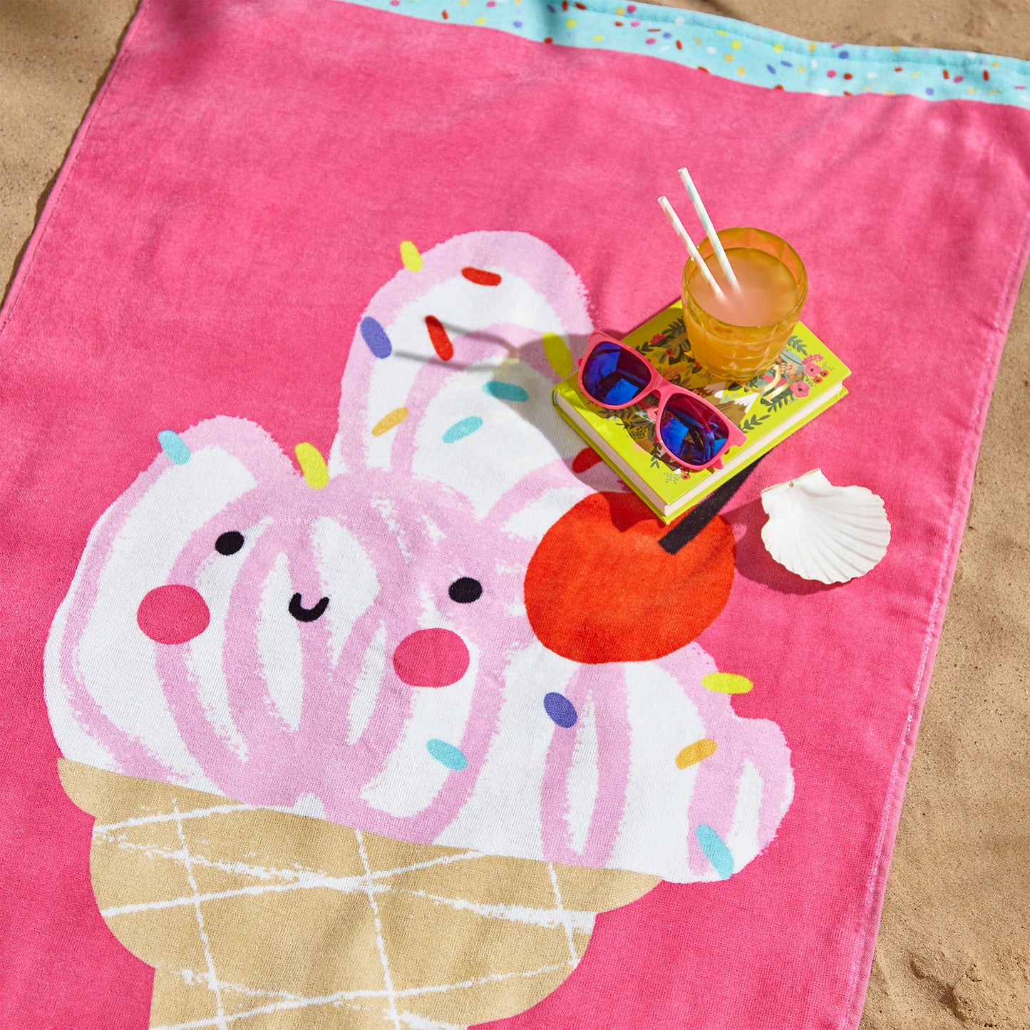 Catherine Lansfield I'm Melting Cotton Beach Towel