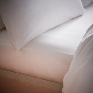 Bianca White 200TC TENCEL™ Lyocell Deep (30cm) Fitted Sheet