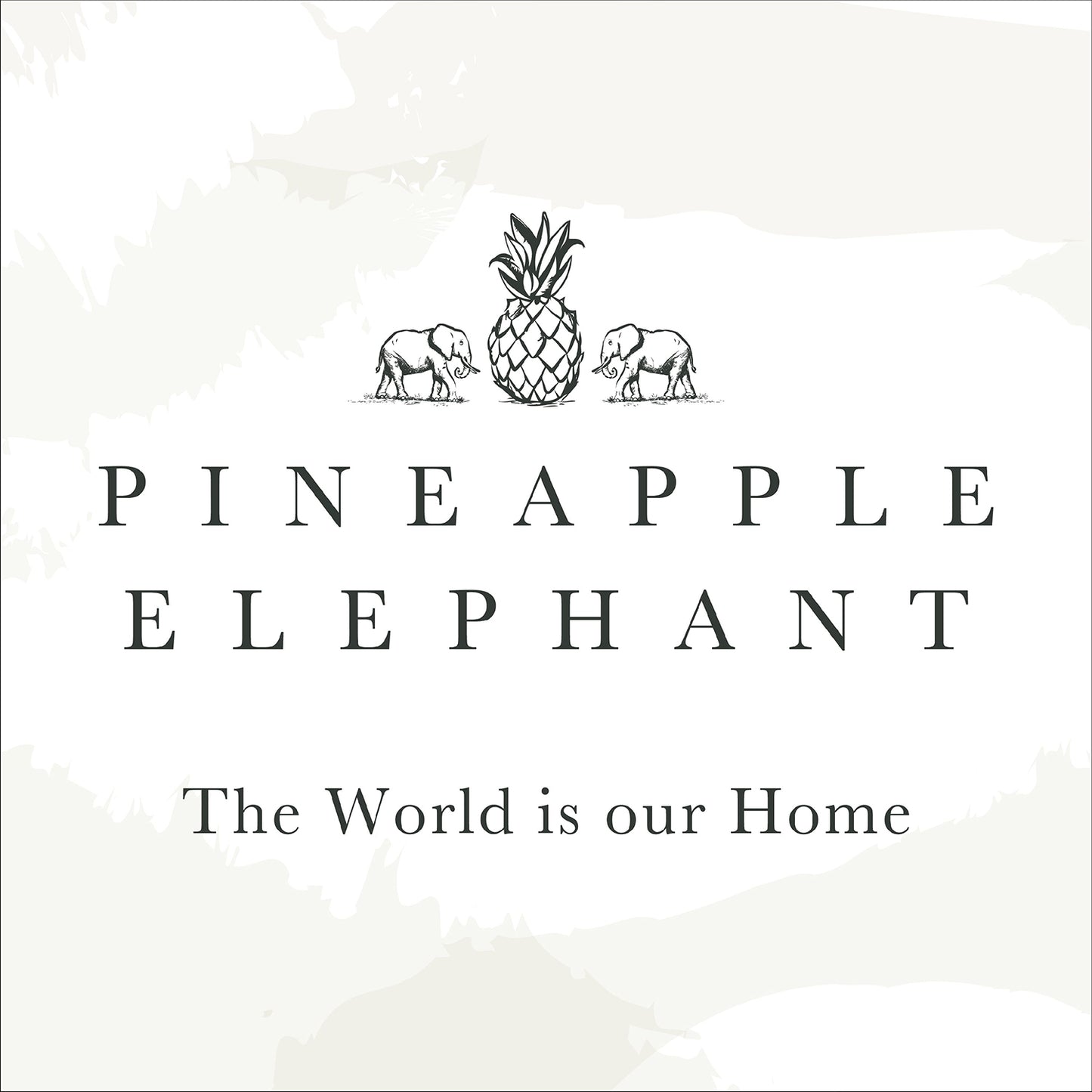 Pineapple Elephant Florin Cotton Jute Blend Placemat Pair
